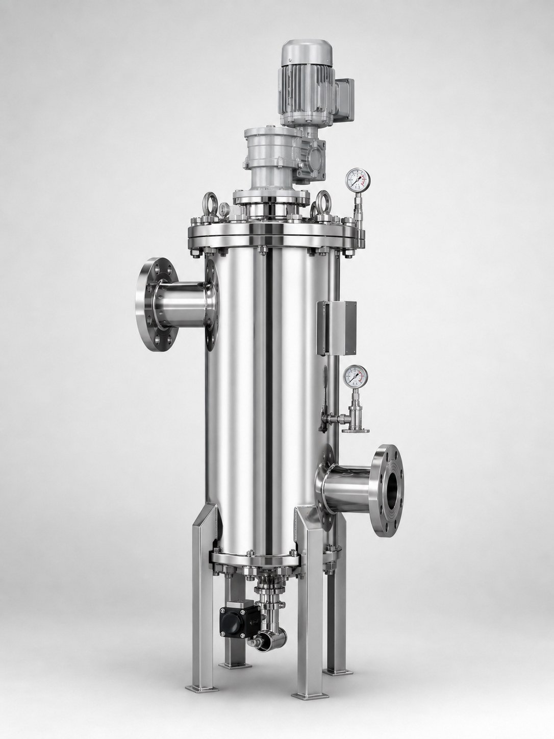 ASTERFIL automatic self-cleaning stainless steel screen filter for continuous liquid filtration
